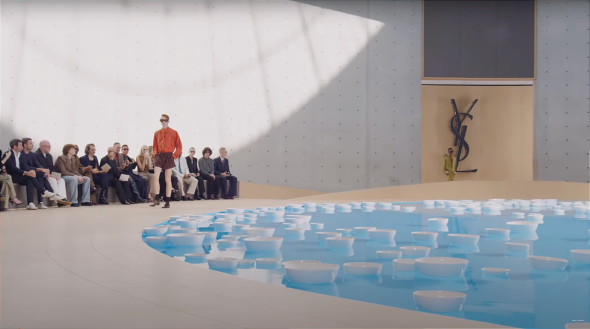 YSL Men's Summer 2026 Show—A Collection Draped in Ambiguity