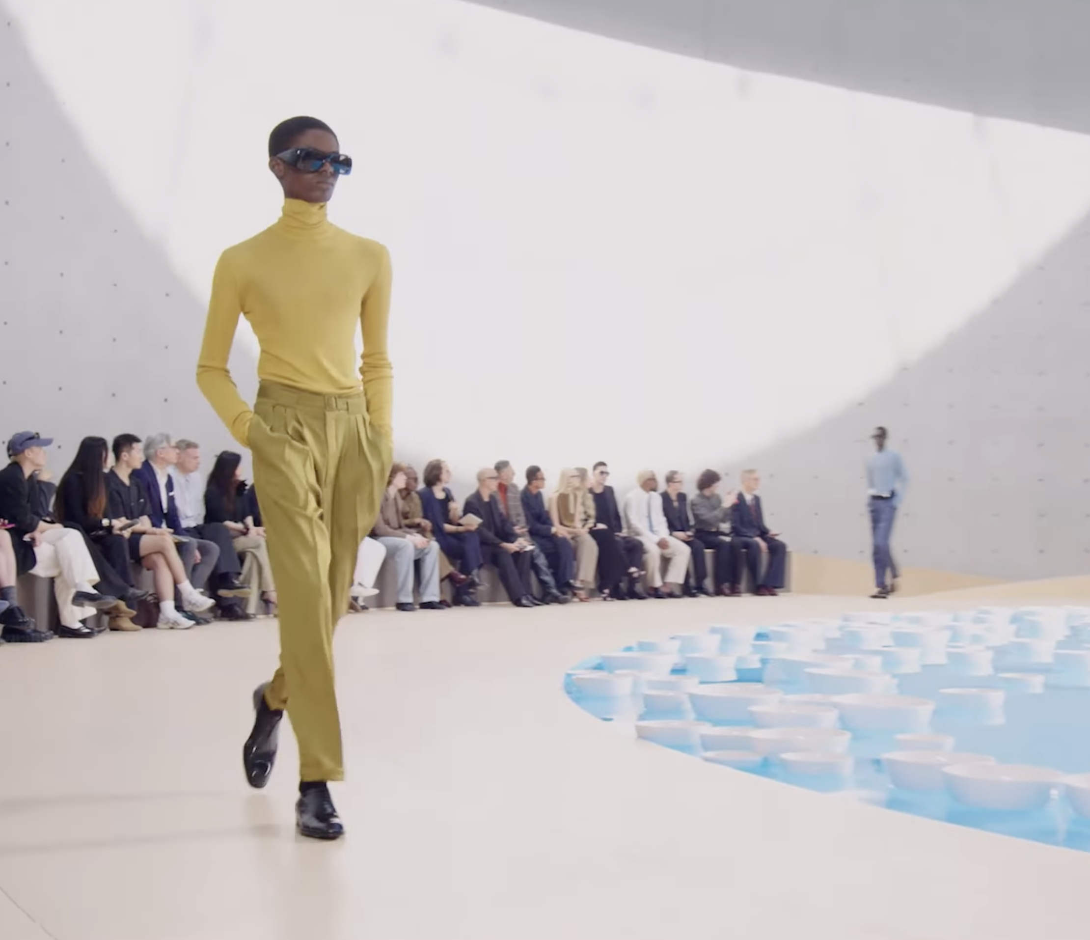 YSL Men's Summer 2026 Show—A Collection Draped in Ambiguity