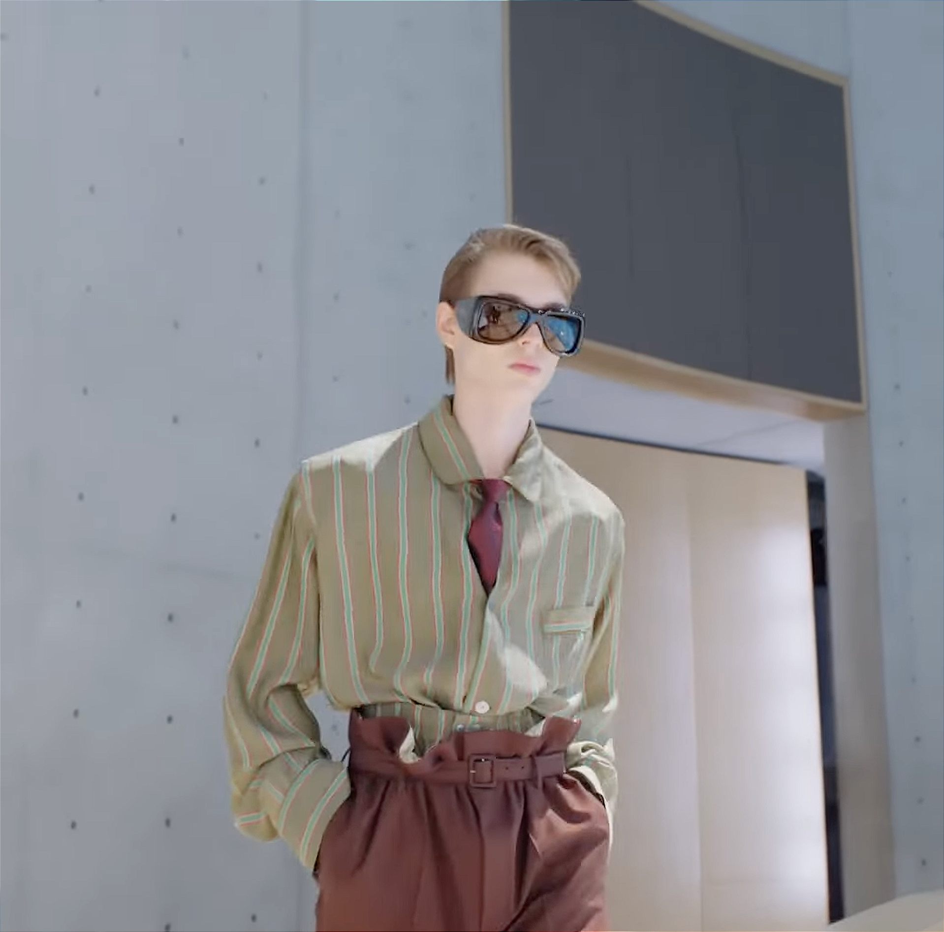 YSL Men's Summer 2026 Show—A Collection Draped in Ambiguity